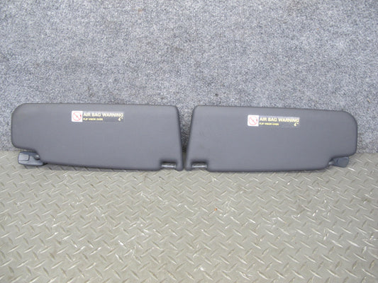 05-09 VW Golf R32 GTI Rabbit Jetta Front Left & Right Sun Visor Set Black OEM