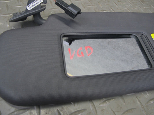 05-09 VW Golf R32 GTI Rabbit Jetta Front Left & Right Sun Visor Set Black OEM