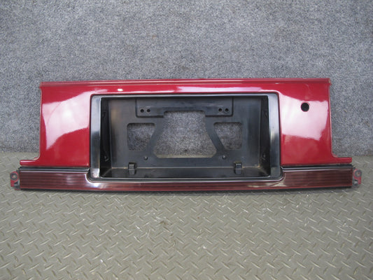 86-88 Toyota Supra MA70L MK3 Rear License Plate Trim w Lights RED Pearl Mica OEM