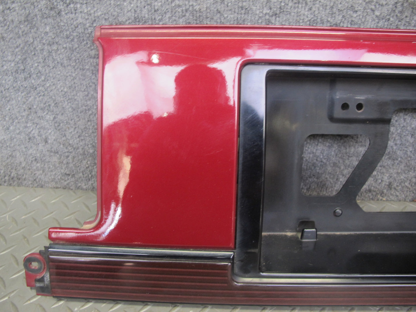 86-88 Toyota Supra MA70L MK3 Rear License Plate Trim w Lights RED Pearl Mica OEM