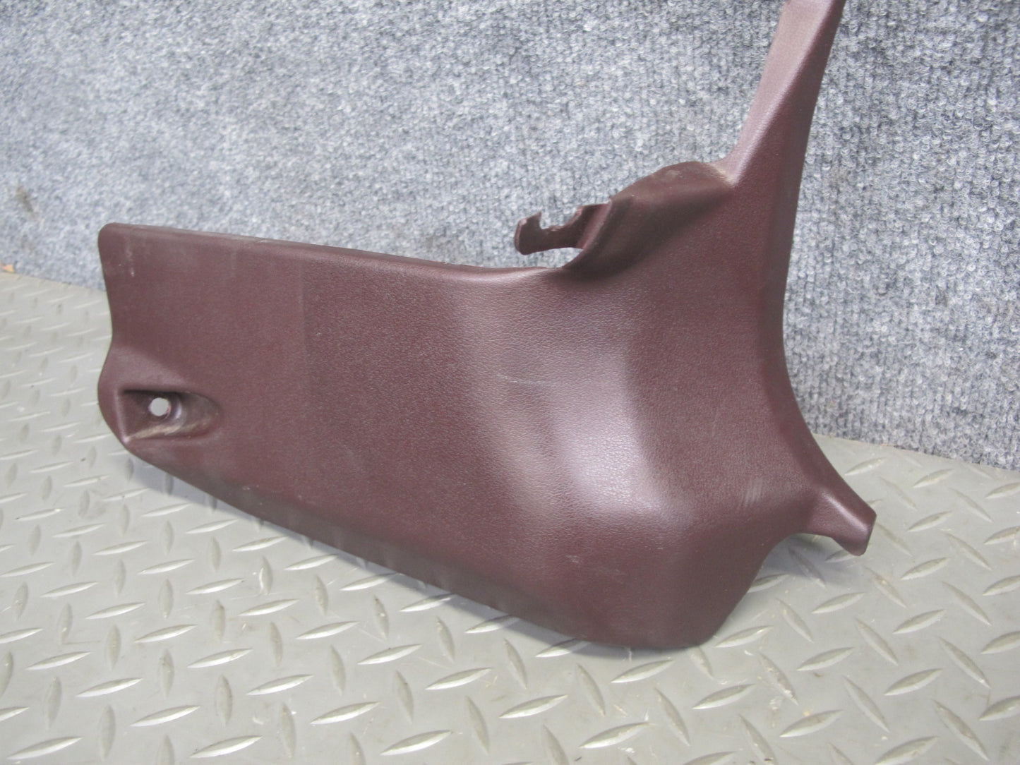 86-92 Toyota Supra MK3 Front Left & Right Kick Trim Cover Panel Set Maroon OEM