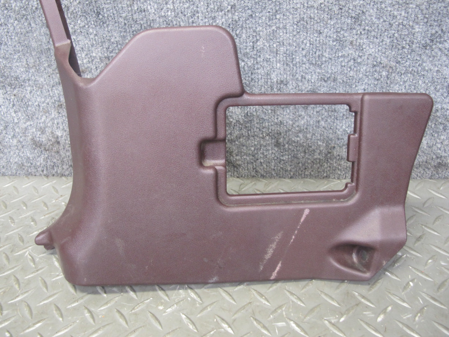 86-92 Toyota Supra MK3 Front Left & Right Kick Trim Cover Panel Set Maroon OEM