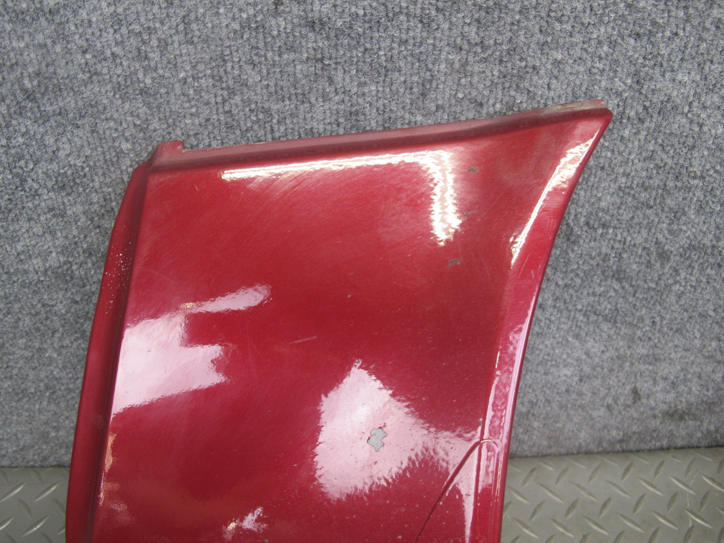 86-88 Toyota Supra MK3 Set of 2 Rear Lower Quarter Rocker Molding Cover RED OEM
