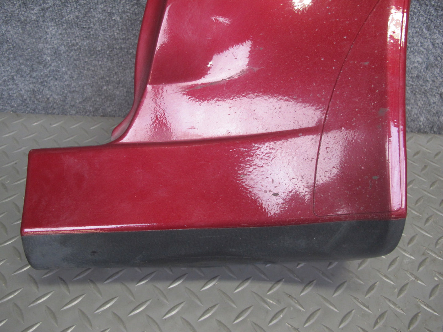 86-88 Toyota Supra MK3 Set of 2 Rear Lower Quarter Rocker Molding Cover RED OEM