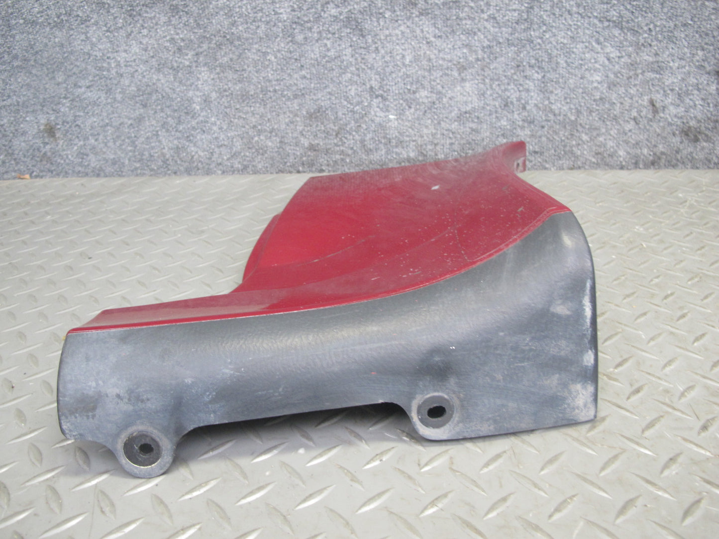 86-88 Toyota Supra MK3 Set of 2 Rear Lower Quarter Rocker Molding Cover RED OEM