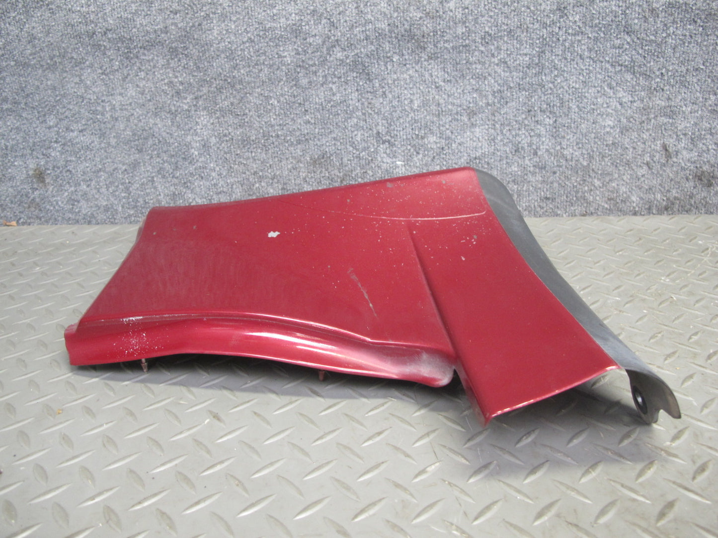 86-88 Toyota Supra MK3 Set of 2 Rear Lower Quarter Rocker Molding Cover RED OEM