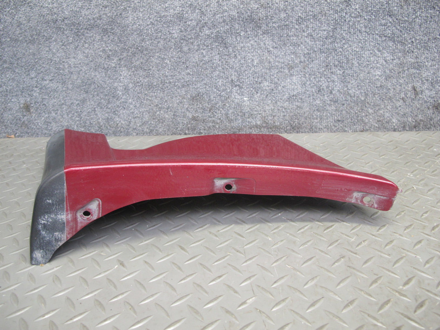 86-88 Toyota Supra MK3 Set of 2 Rear Lower Quarter Rocker Molding Cover RED OEM