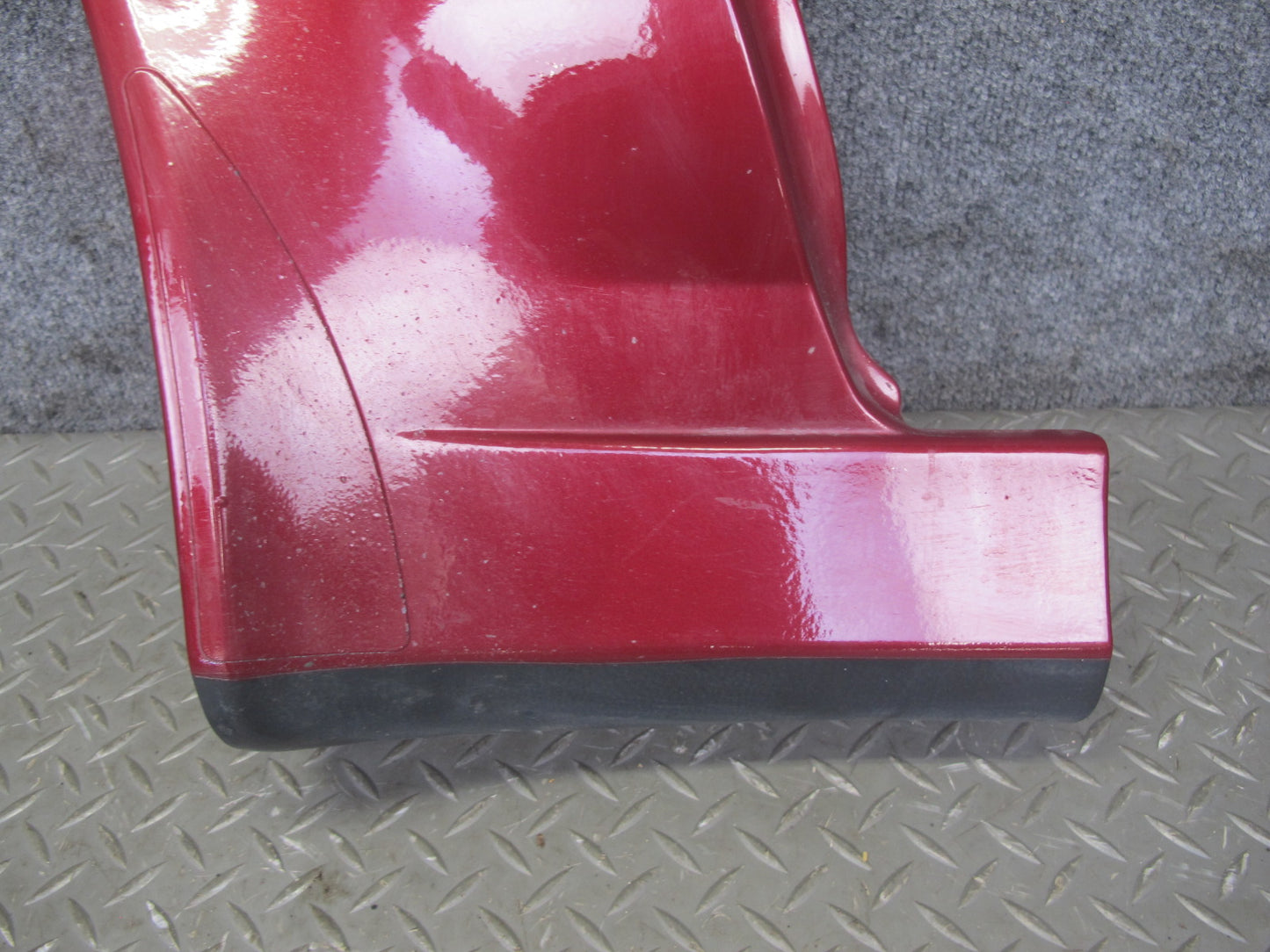 86-88 Toyota Supra MK3 Set of 2 Rear Lower Quarter Rocker Molding Cover RED OEM