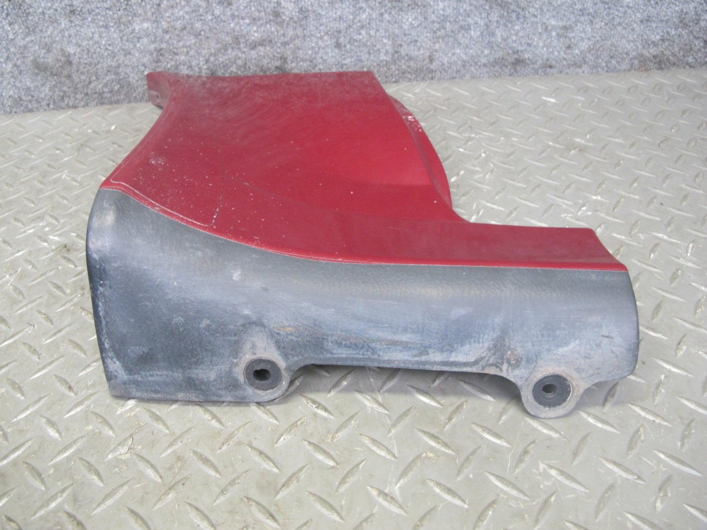 86-88 Toyota Supra MK3 Set of 2 Rear Lower Quarter Rocker Molding Cover RED OEM