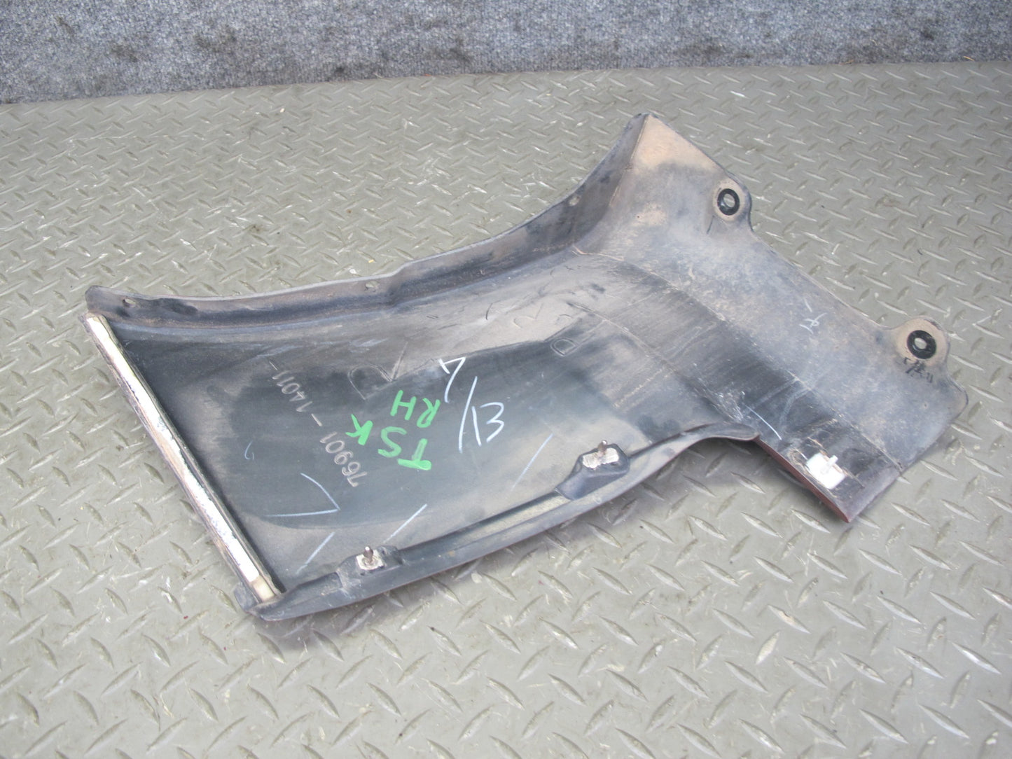 86-88 Toyota Supra MK3 Set of 2 Rear Lower Quarter Rocker Molding Cover RED OEM