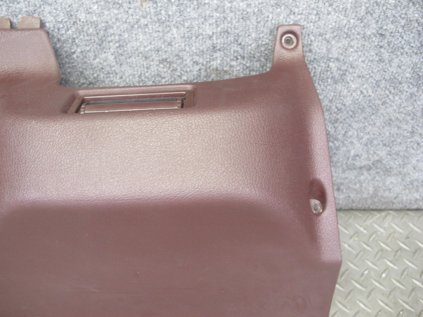 86-89 Toyota Supra MK3 Front Left & Right Lower Knee Trim Panel Set Maroon OEM