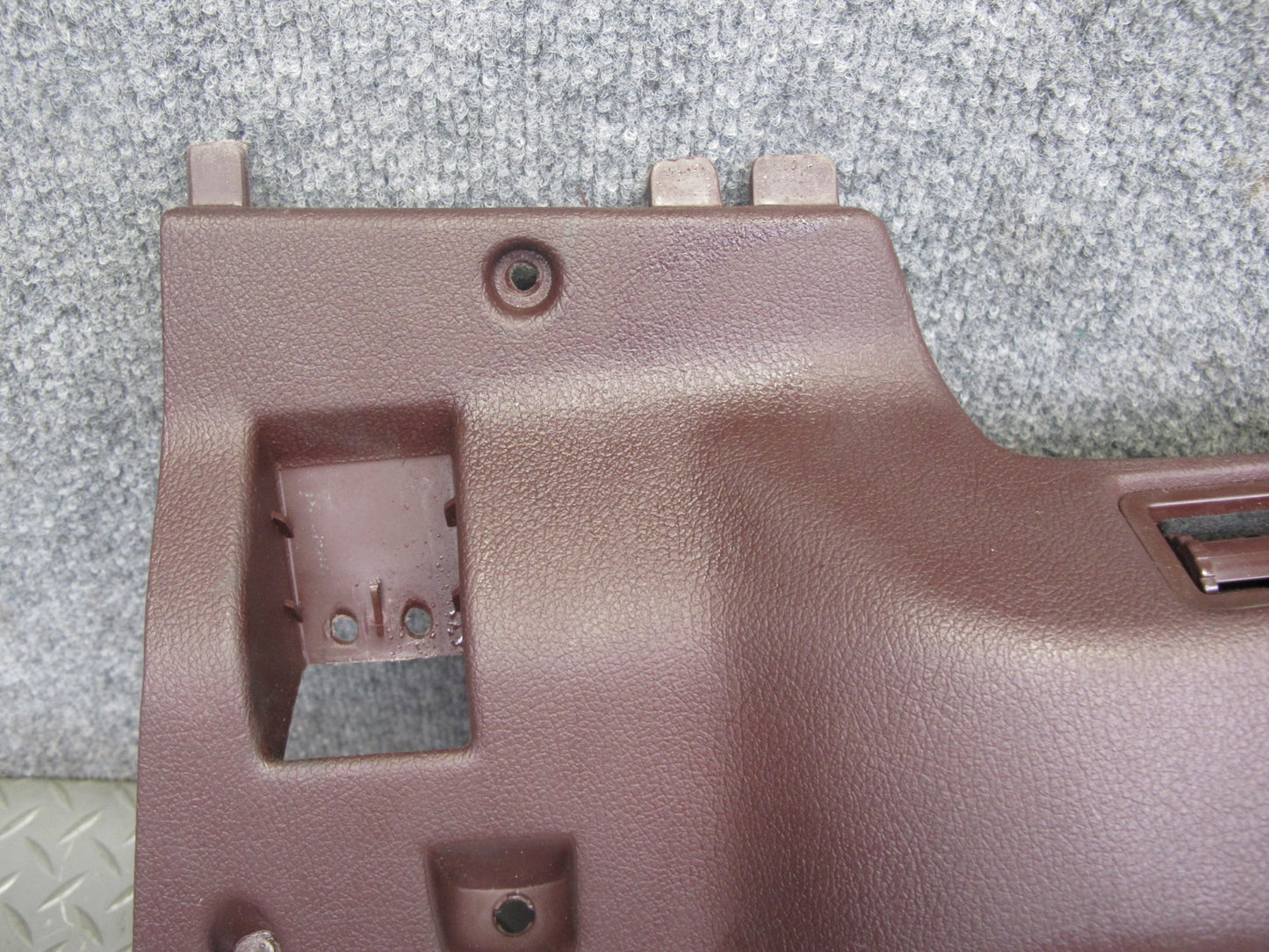 86-89 Toyota Supra MK3 Front Left & Right Lower Knee Trim Panel Set Maroon OEM