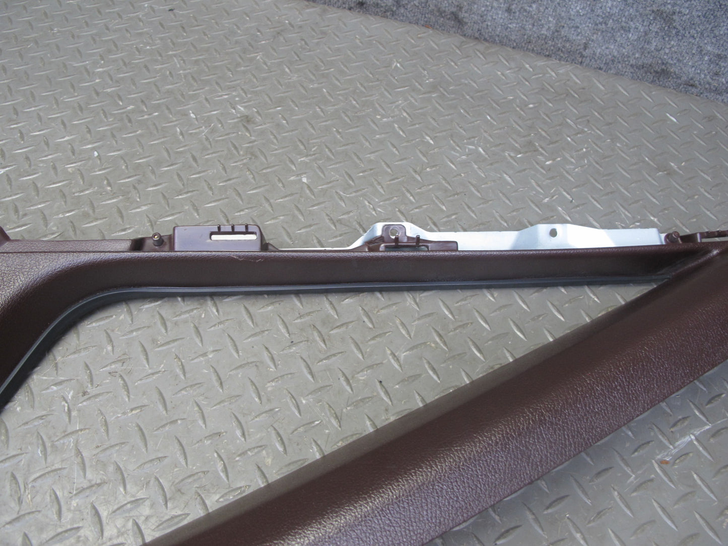 86-92 Toyota Supra MA70L Rear Quarter Window Trim Cover Panel Set Maroon OEM
