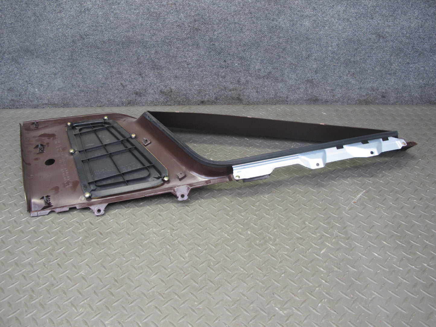 86-92 Toyota Supra MA70L Rear Quarter Window Trim Cover Panel Set Maroon OEM