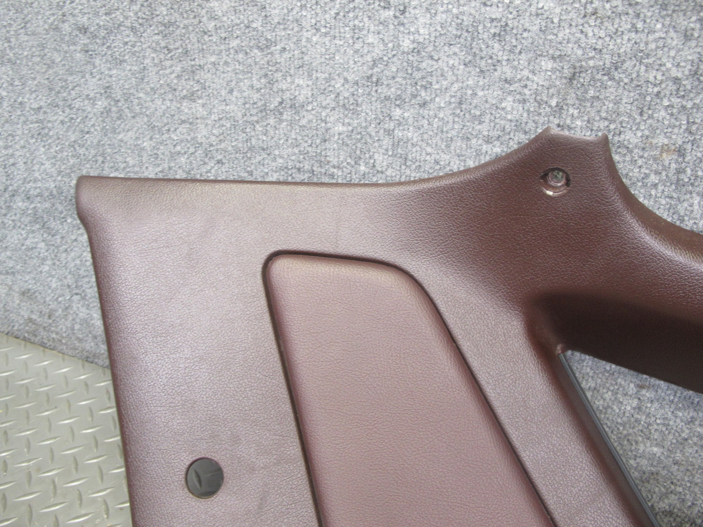 86-92 Toyota Supra MA70L Rear Quarter Window Trim Cover Panel Set Maroon OEM