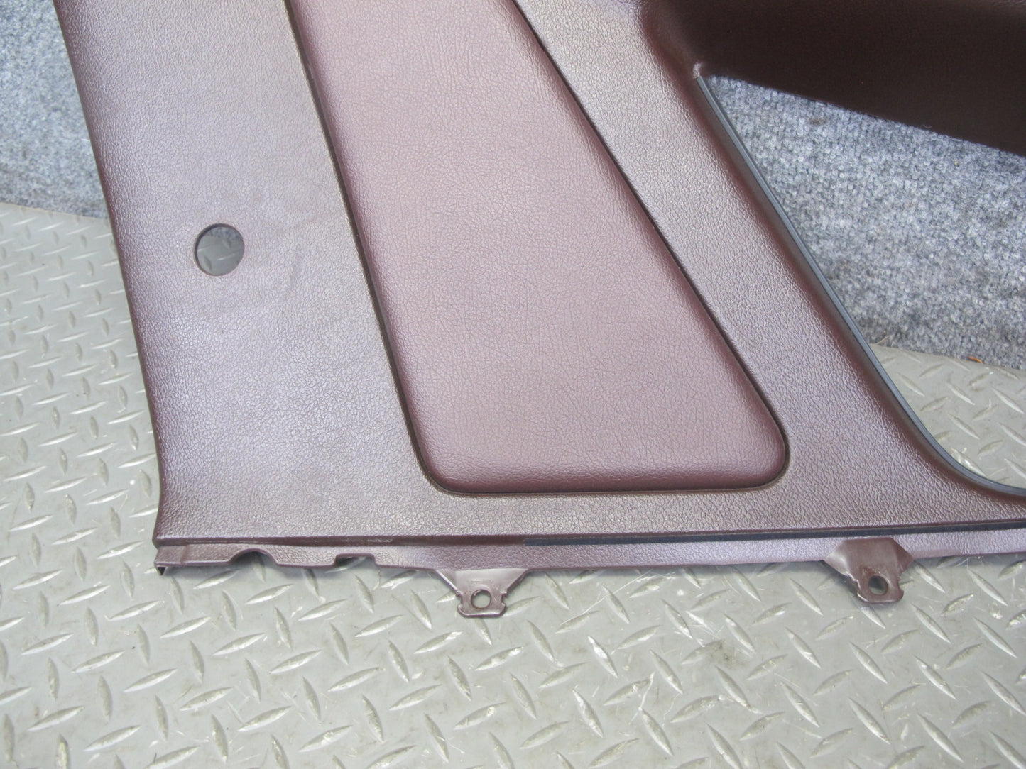 86-92 Toyota Supra MA70L Rear Quarter Window Trim Cover Panel Set Maroon OEM