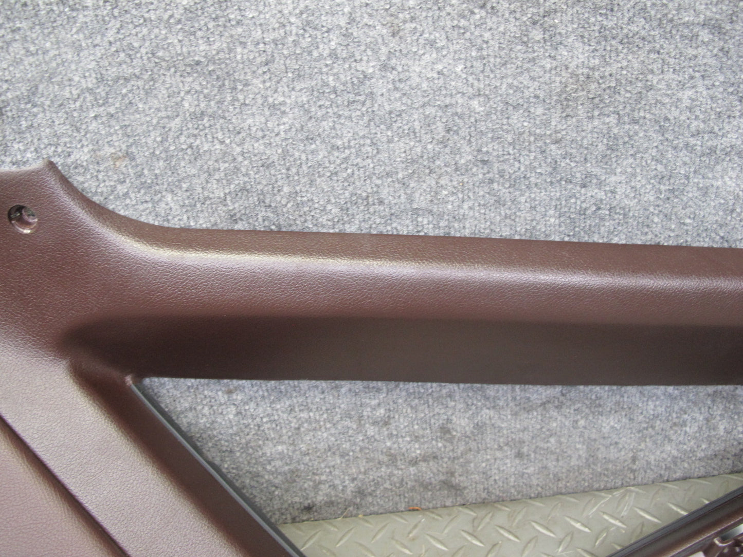 86-92 Toyota Supra MA70L Rear Quarter Window Trim Cover Panel Set Maroon OEM