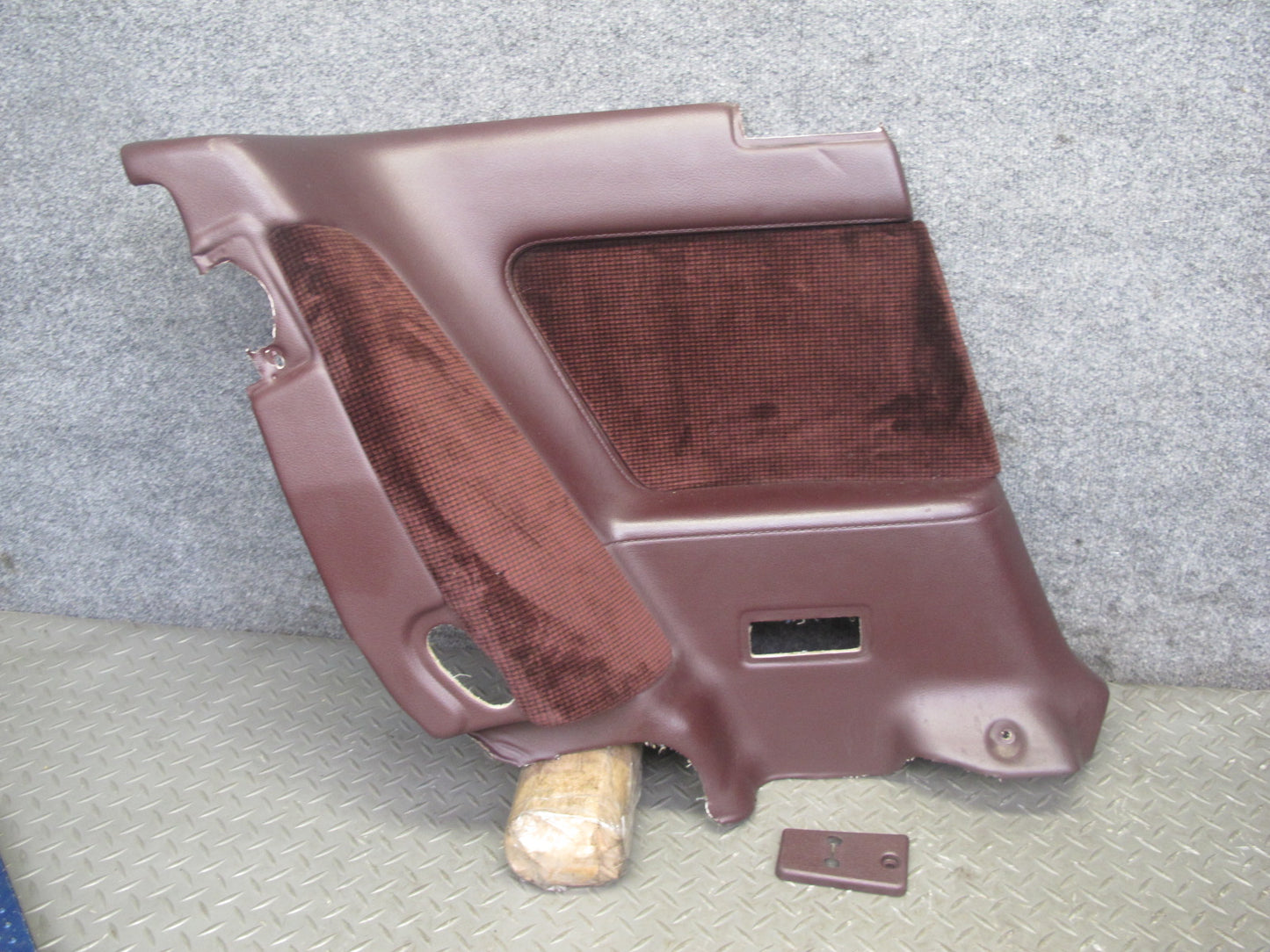 86-92 Toyota Supra MK3 Rear Quarter Interior Trim Cover Panel Set Maroon OEM
