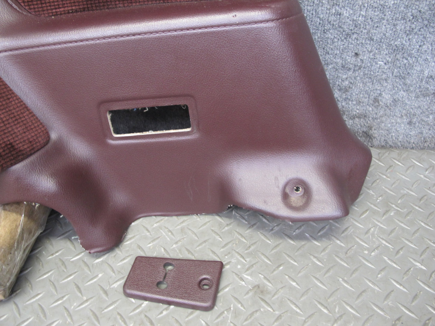 86-92 Toyota Supra MK3 Rear Quarter Interior Trim Cover Panel Set Maroon OEM