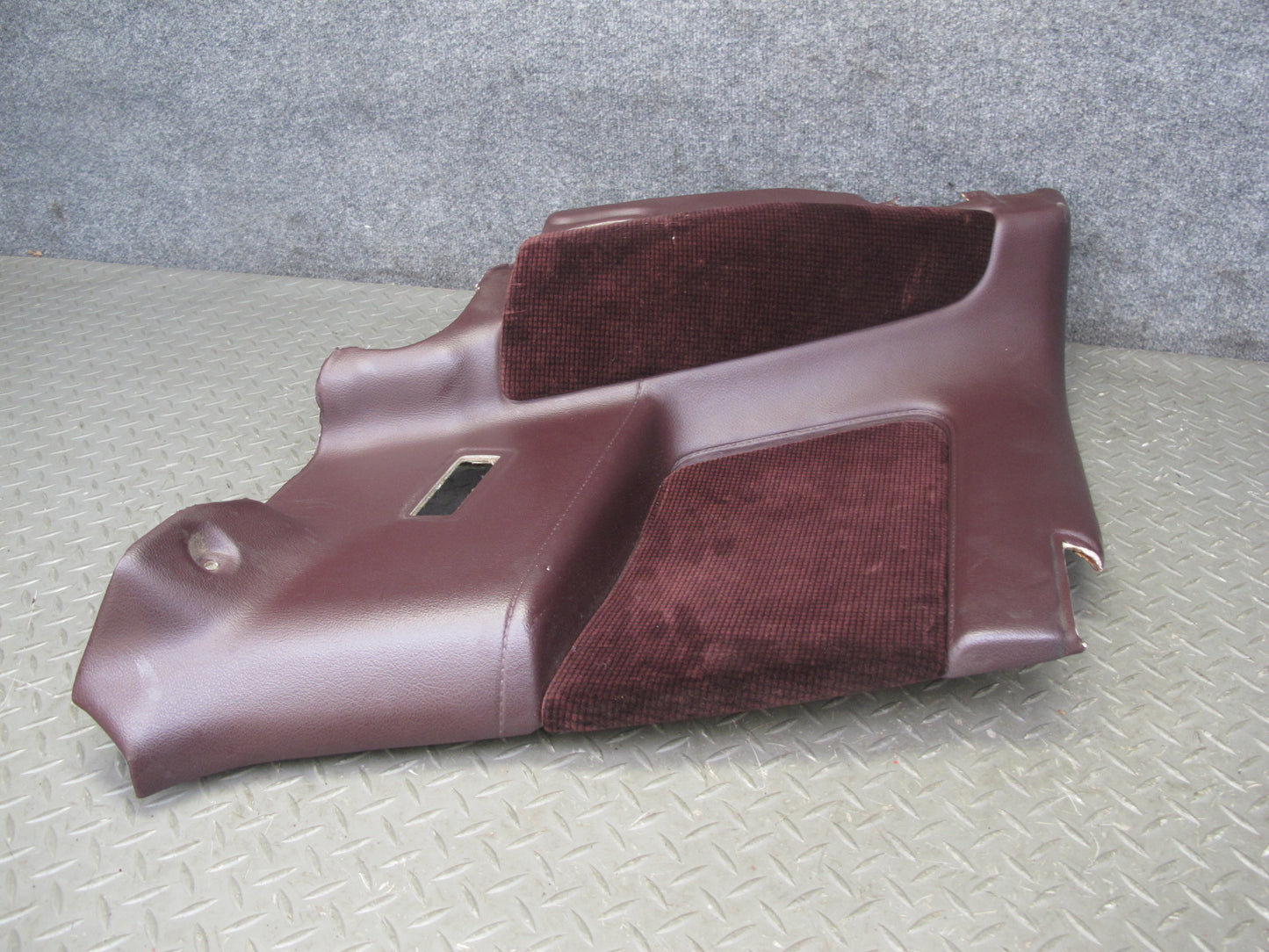 86-92 Toyota Supra MK3 Rear Quarter Interior Trim Cover Panel Set Maroon OEM