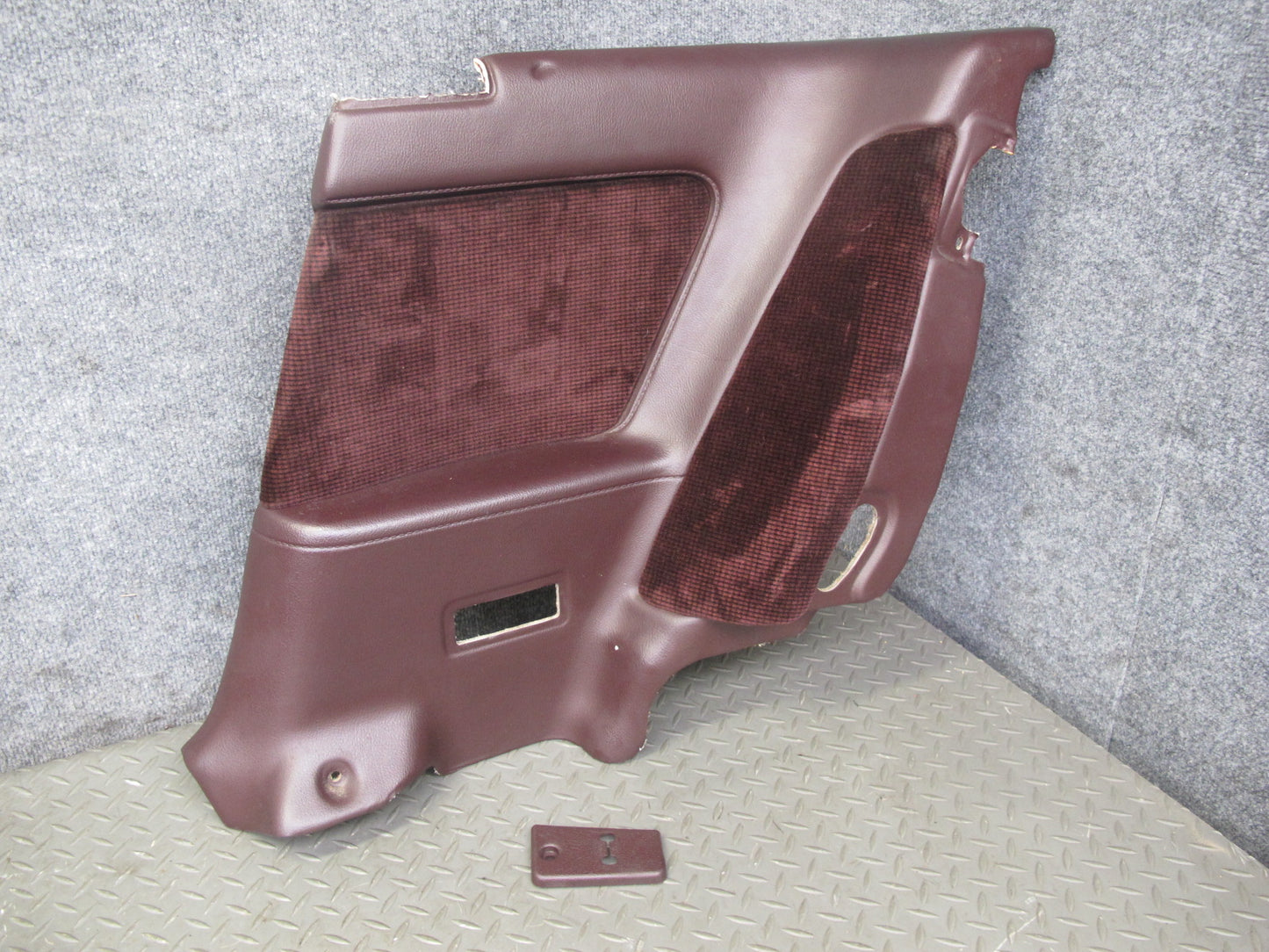 86-92 Toyota Supra MK3 Rear Quarter Interior Trim Cover Panel Set Maroon OEM