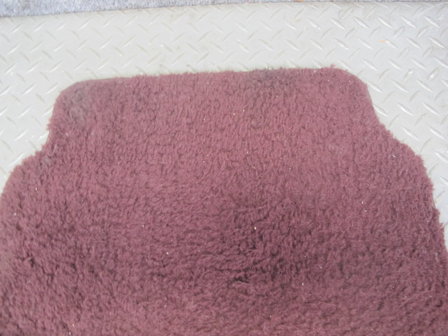 86-92 Toyota Supra MK3 Set of 2 Rear Left & Right Carpet Floor MAT Maroon OEM