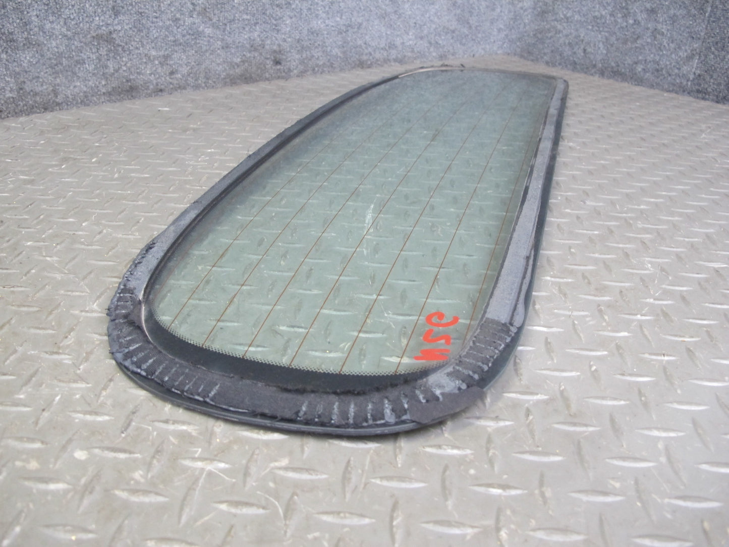 07-09 Nissan Z33 350Z Convertible Rear Back Soft TOP Heated Glass Window OEM