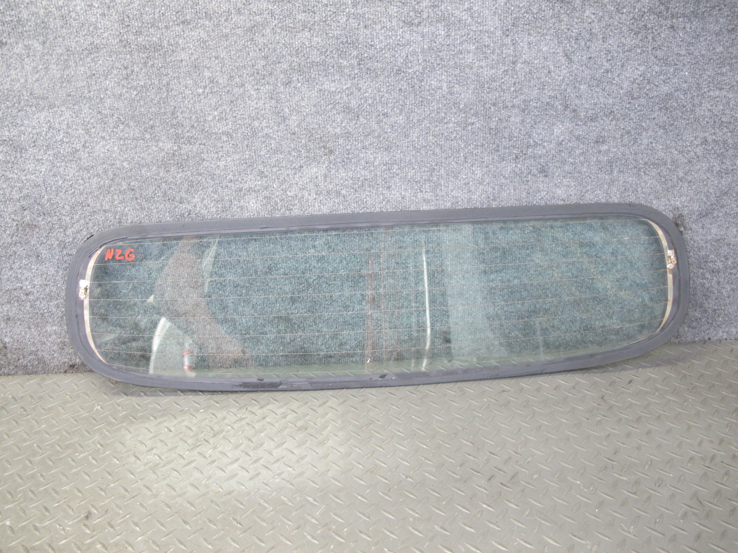 07-09 Nissan Z33 350Z Convertible Rear Back Soft TOP Heated Glass Window OEM
