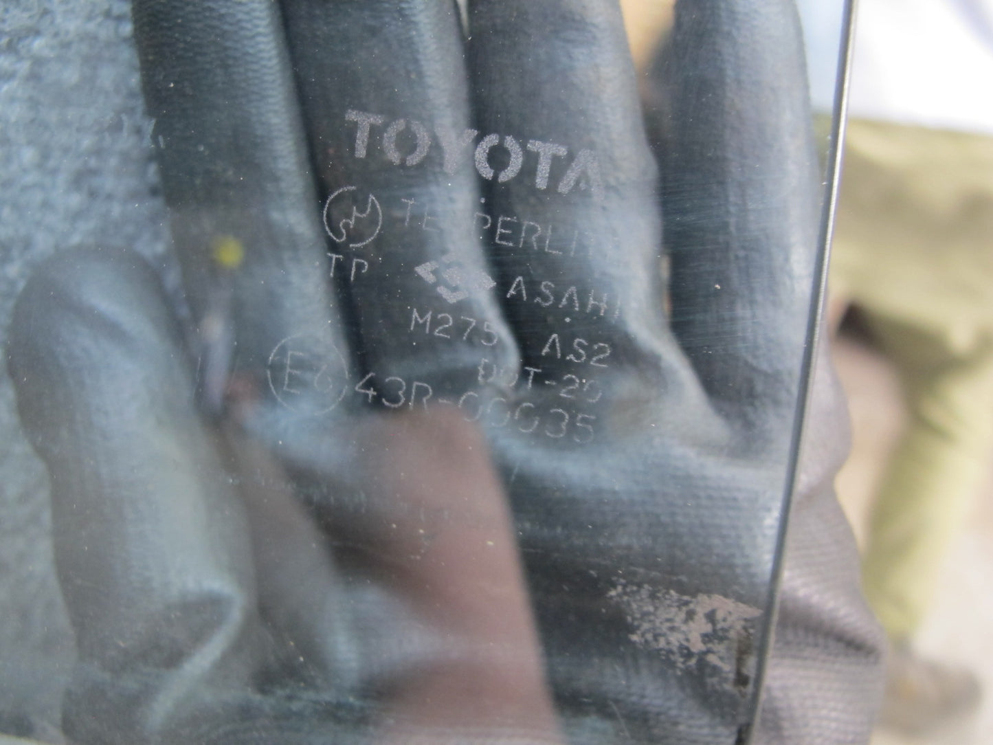 85-89 Toyota MR2 AW15 Front Right Passenger Door Window Glass OEM