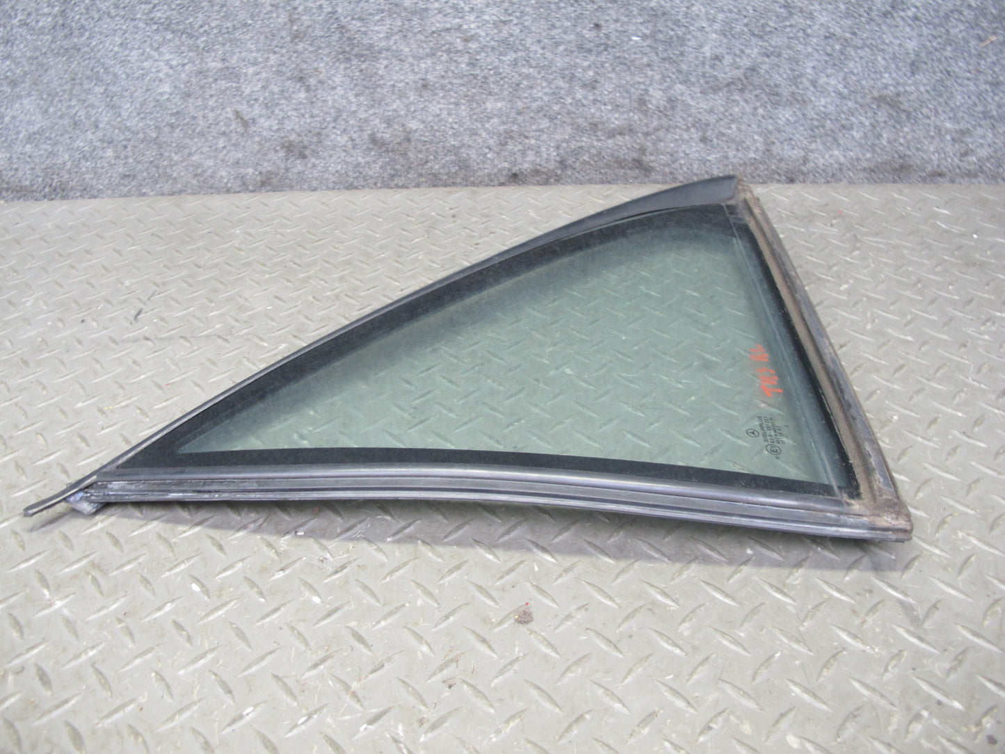 94-99 Mercedes W140 S-class Rear Left Door Quarter Corner Glass Window OEM