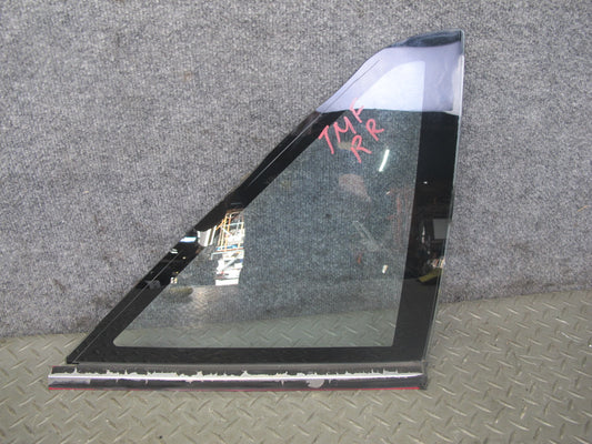 85-89 Toyota MR2 AW15 Rear Right Quarter Window Glass w Molding OEM