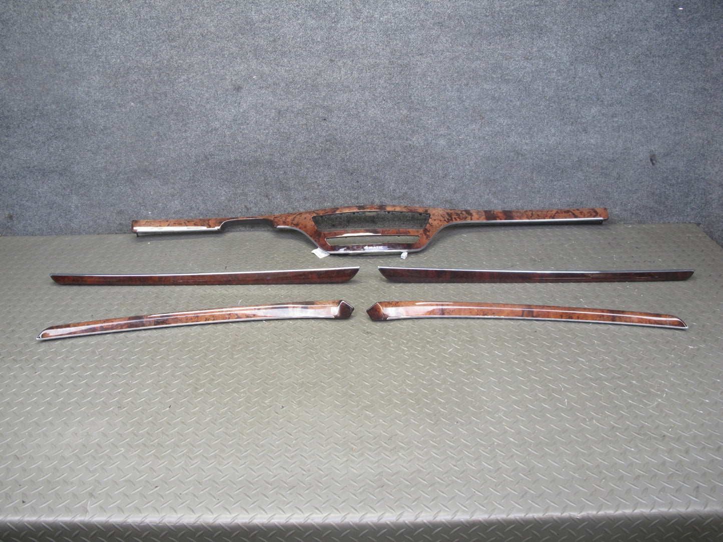07-09 Mercedes W221 S-class Dash & Door Interior Woodgrain Molding Trim Set OEM