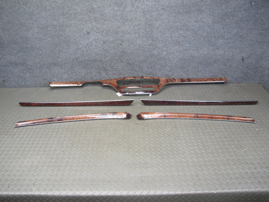 07-09 Mercedes W221 S-class Dash & Door Interior Woodgrain Molding Trim Set OEM