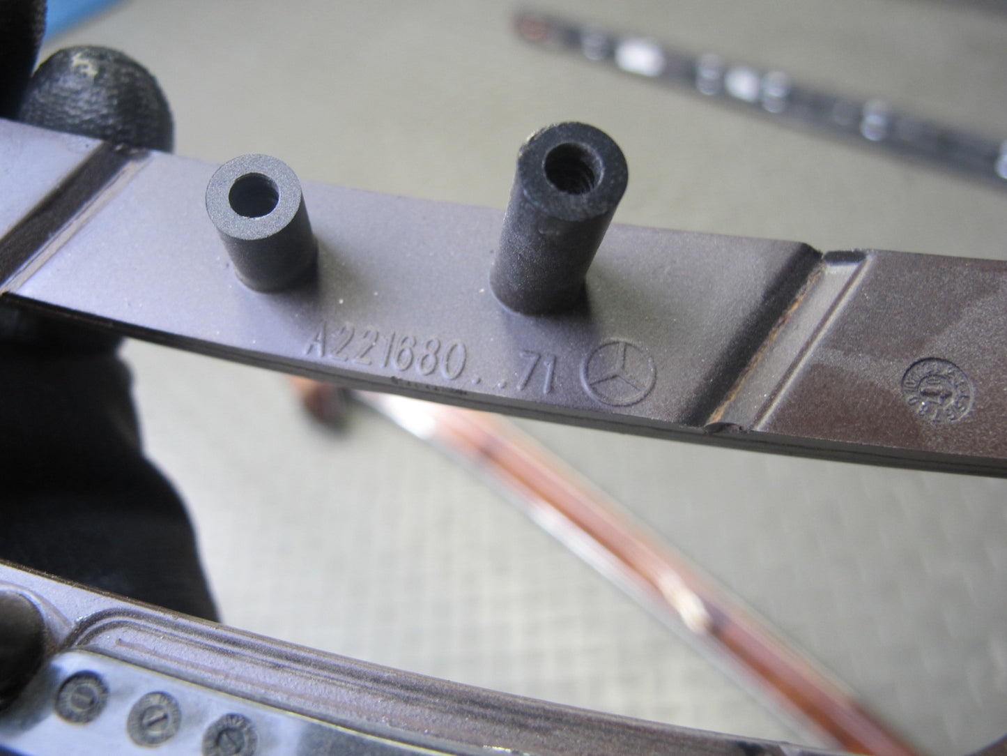 07-09 Mercedes W221 S-class Dash & Door Interior Woodgrain Molding Trim Set OEM