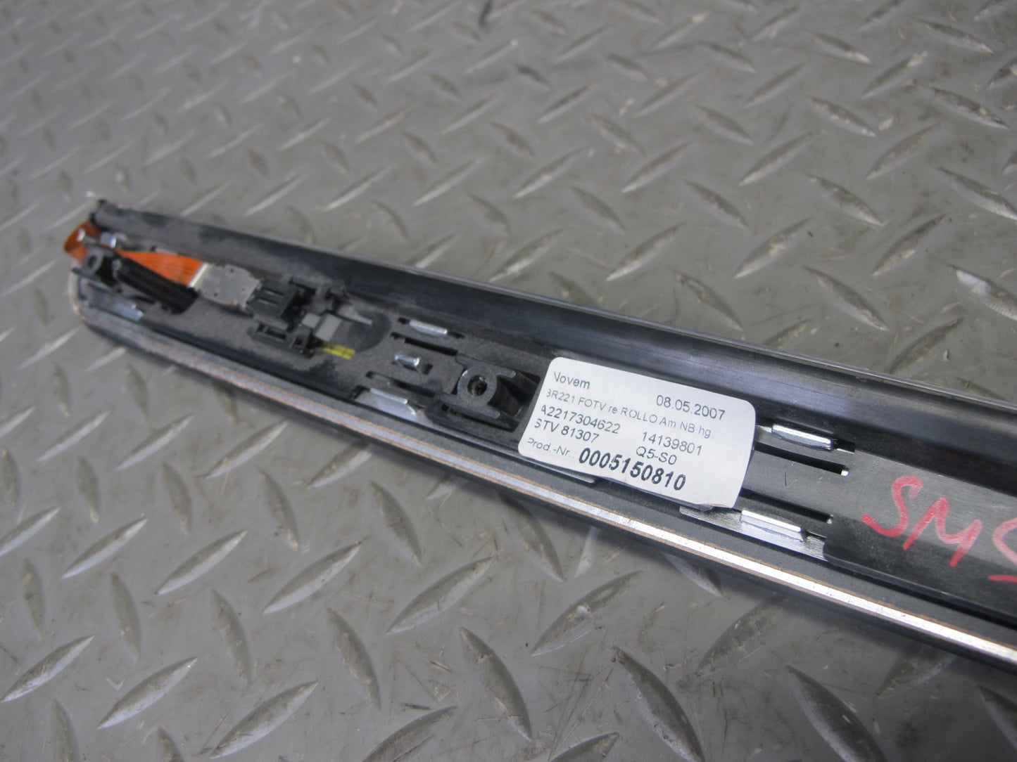 07-09 Mercedes W221 S-class Dash & Door Interior Woodgrain Molding Trim Set OEM