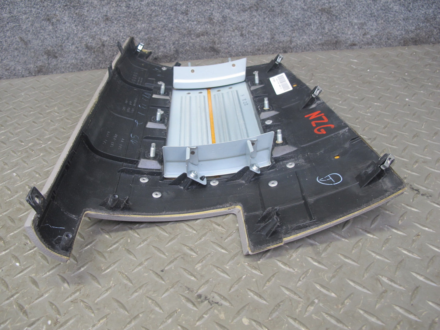 07-09 Nissan 350Z Z33 Conv Dashboard Dash Right Upper Trim Cover Panel Gray OEM