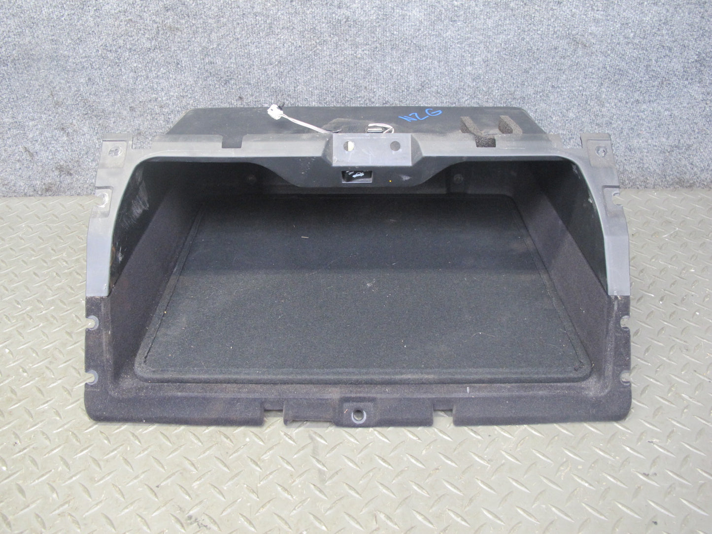 03-07 Nissan 350Z Z33 Rear Floor Center Storage Compartment w Carpet Liner OEM