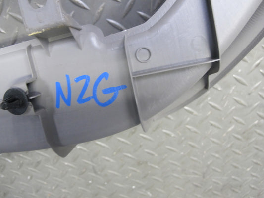 04-09 Nissan 350Z Z33 Convertible Rear Behind Seat Upper Trim Panel Gray OEM