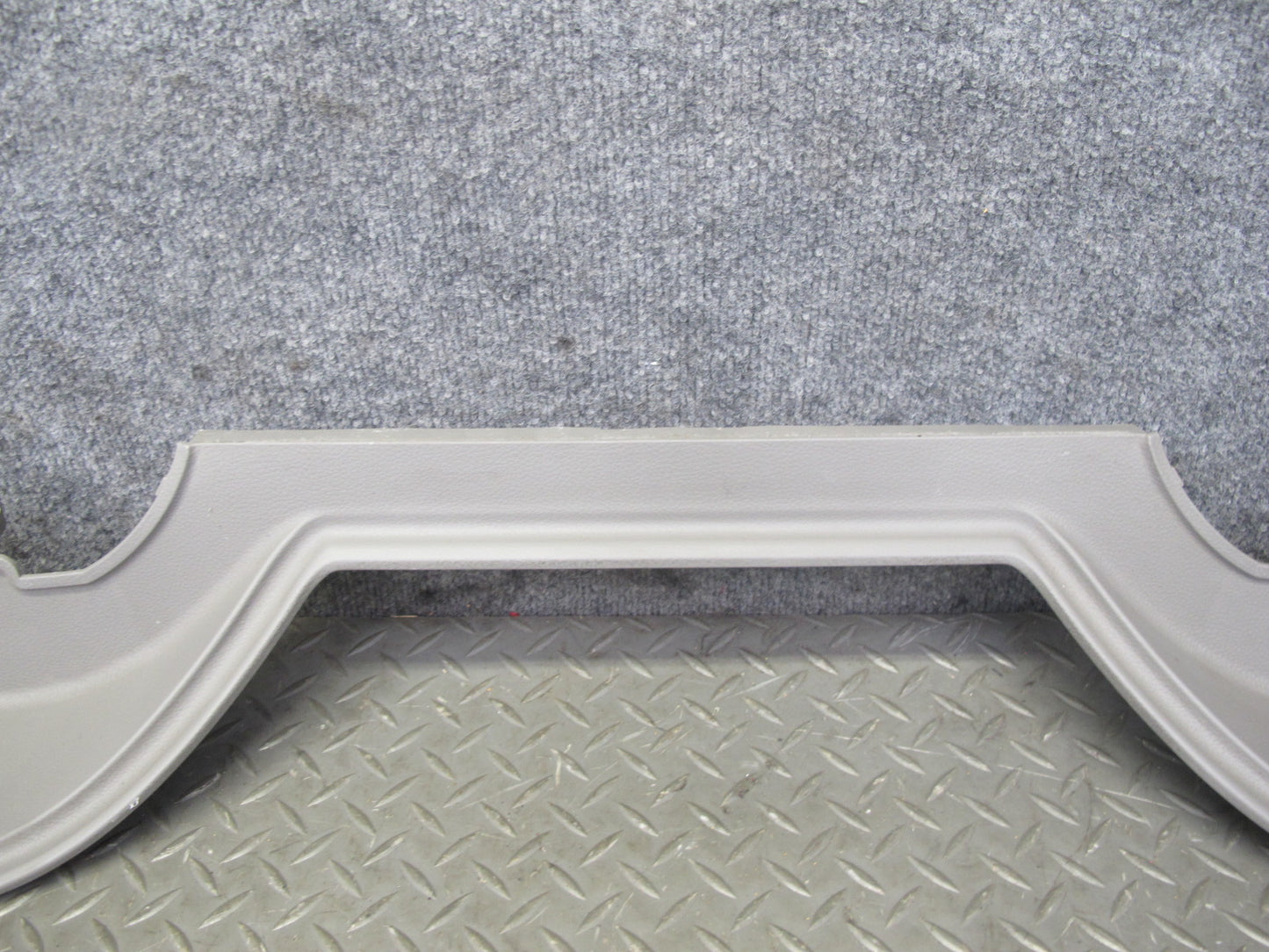 04-09 Nissan 350Z Z33 Convertible Rear Behind Seat Upper Trim Panel Gray OEM