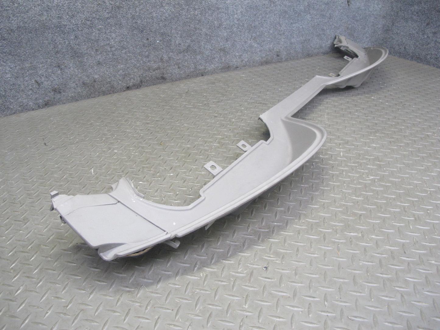 04-09 Nissan 350Z Z33 Convertible Rear Behind Seat Upper Trim Panel Gray OEM
