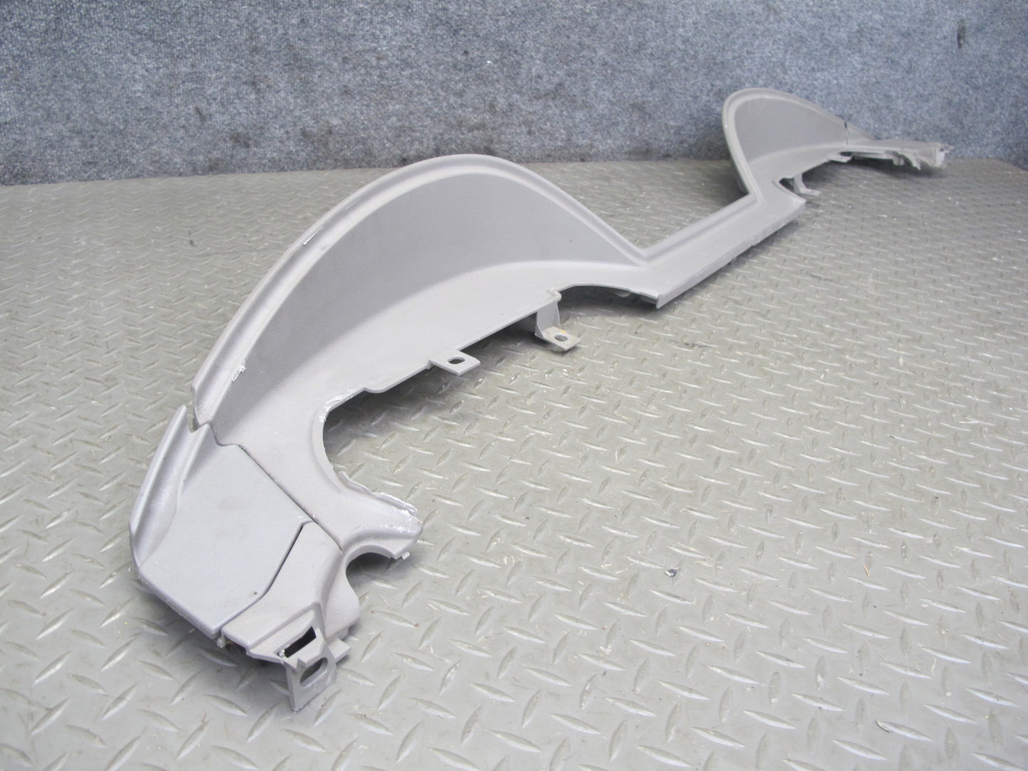 04-09 Nissan 350Z Z33 Convertible Rear Behind Seat Upper Trim Panel Gray OEM