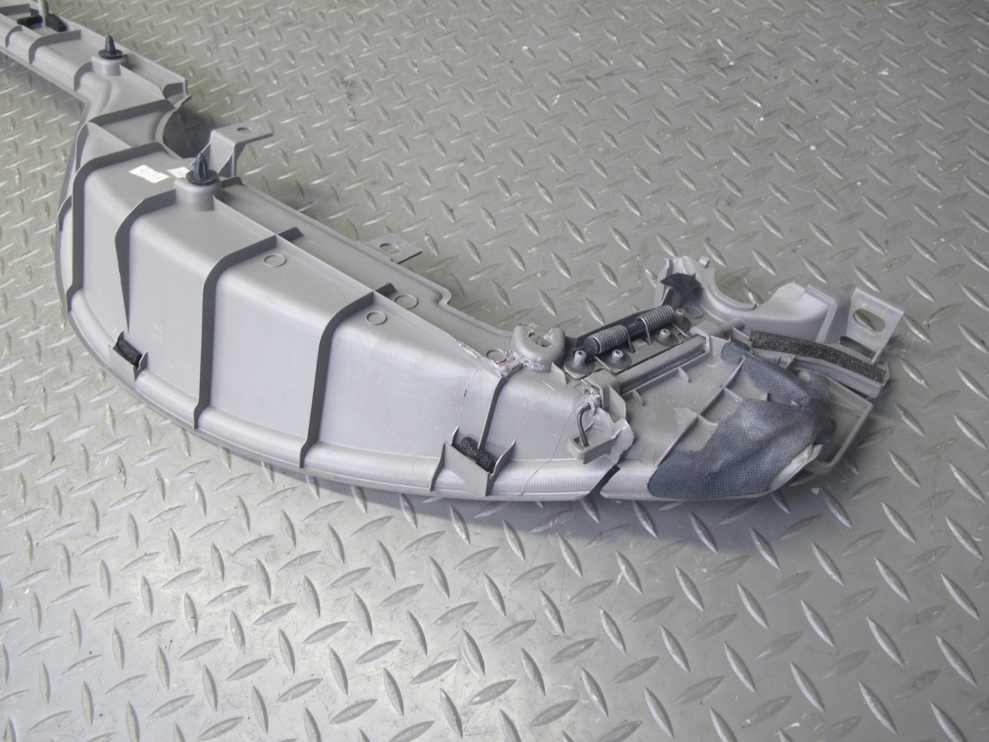 04-09 Nissan 350Z Z33 Convertible Rear Behind Seat Upper Trim Panel Gray OEM