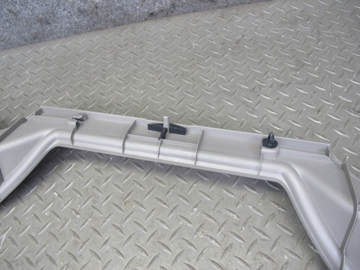 04-09 Nissan 350Z Z33 Convertible Rear Behind Seat Upper Trim Panel Gray OEM