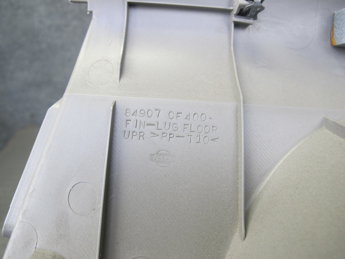 04-09 Nissan 350Z Z33 Convertible Rear Shelf Speaker Trim Cover Panel Gray OEM