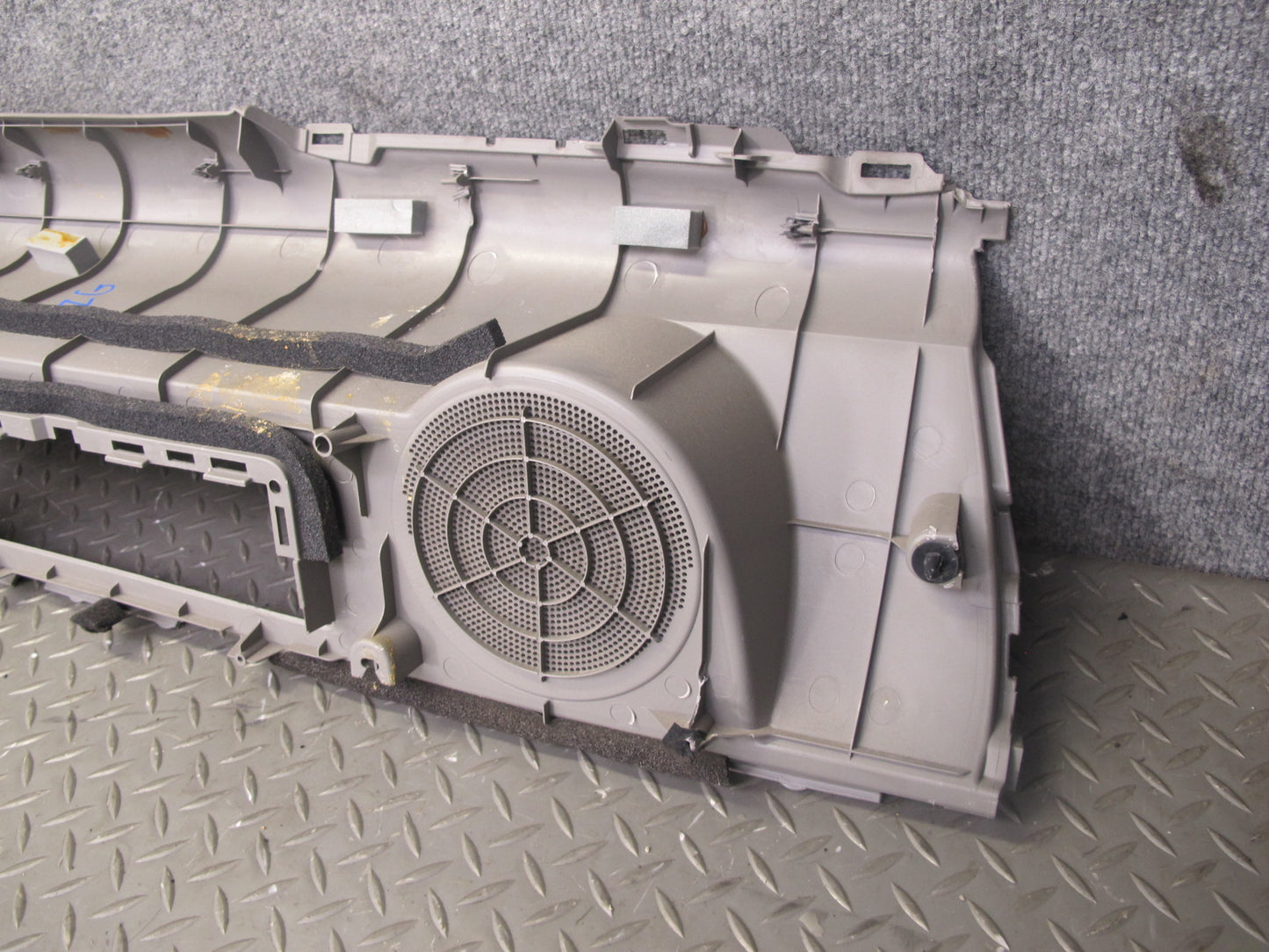 04-09 Nissan 350Z Z33 Convertible Rear Shelf Speaker Trim Cover Panel Gray OEM