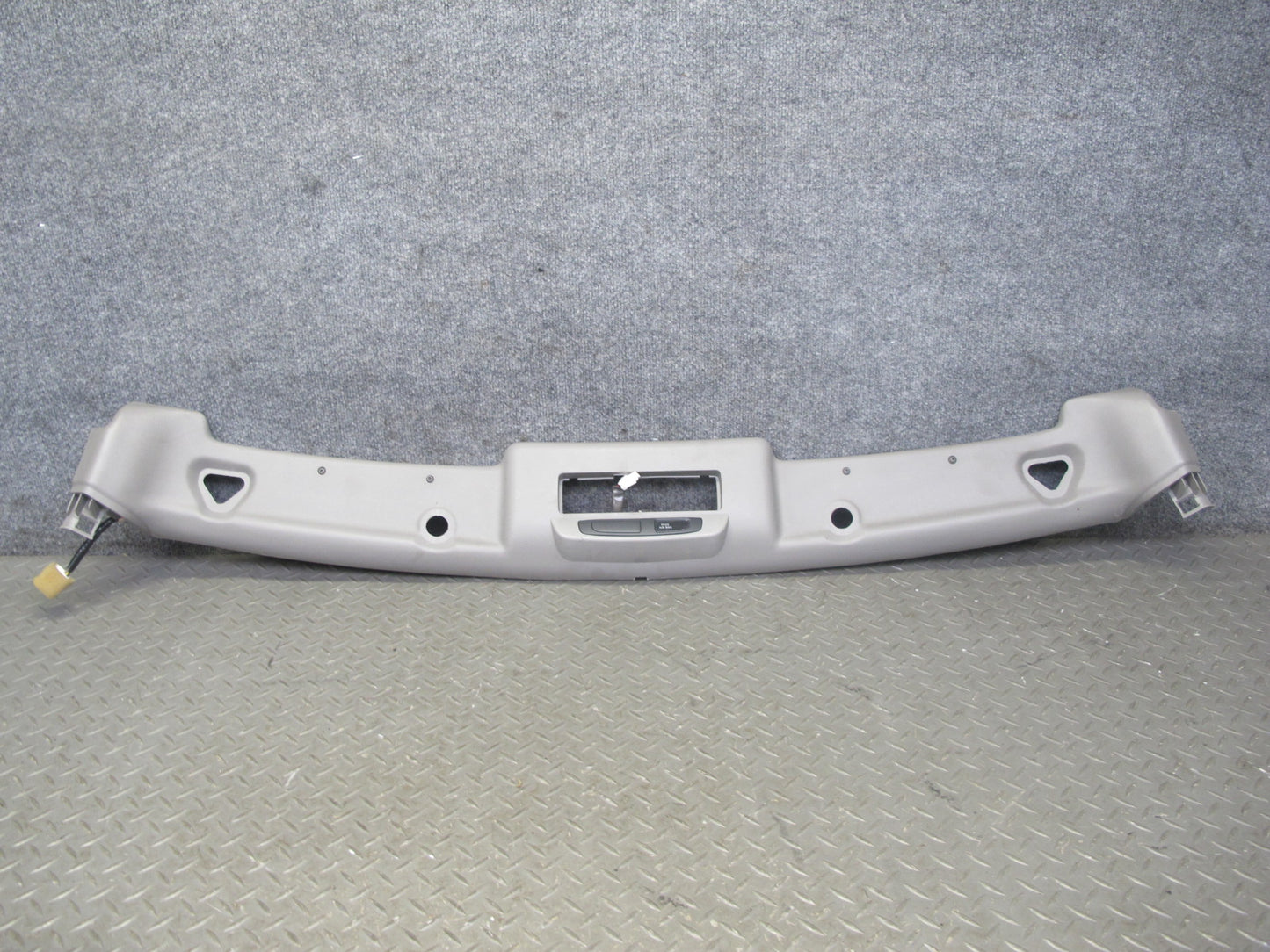 04-07 Nissan 350Z Z33 Convertible Front Upper Headliner Trim Cover Gray OEM