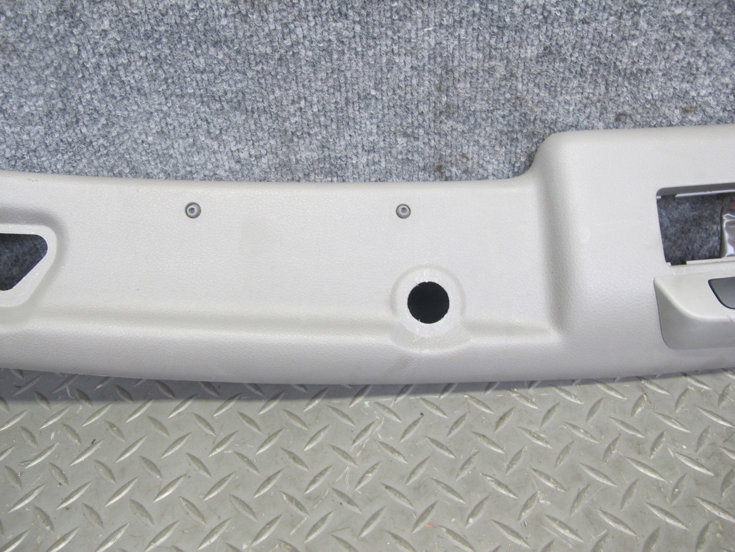 04-07 Nissan 350Z Z33 Convertible Front Upper Headliner Trim Cover Gray OEM