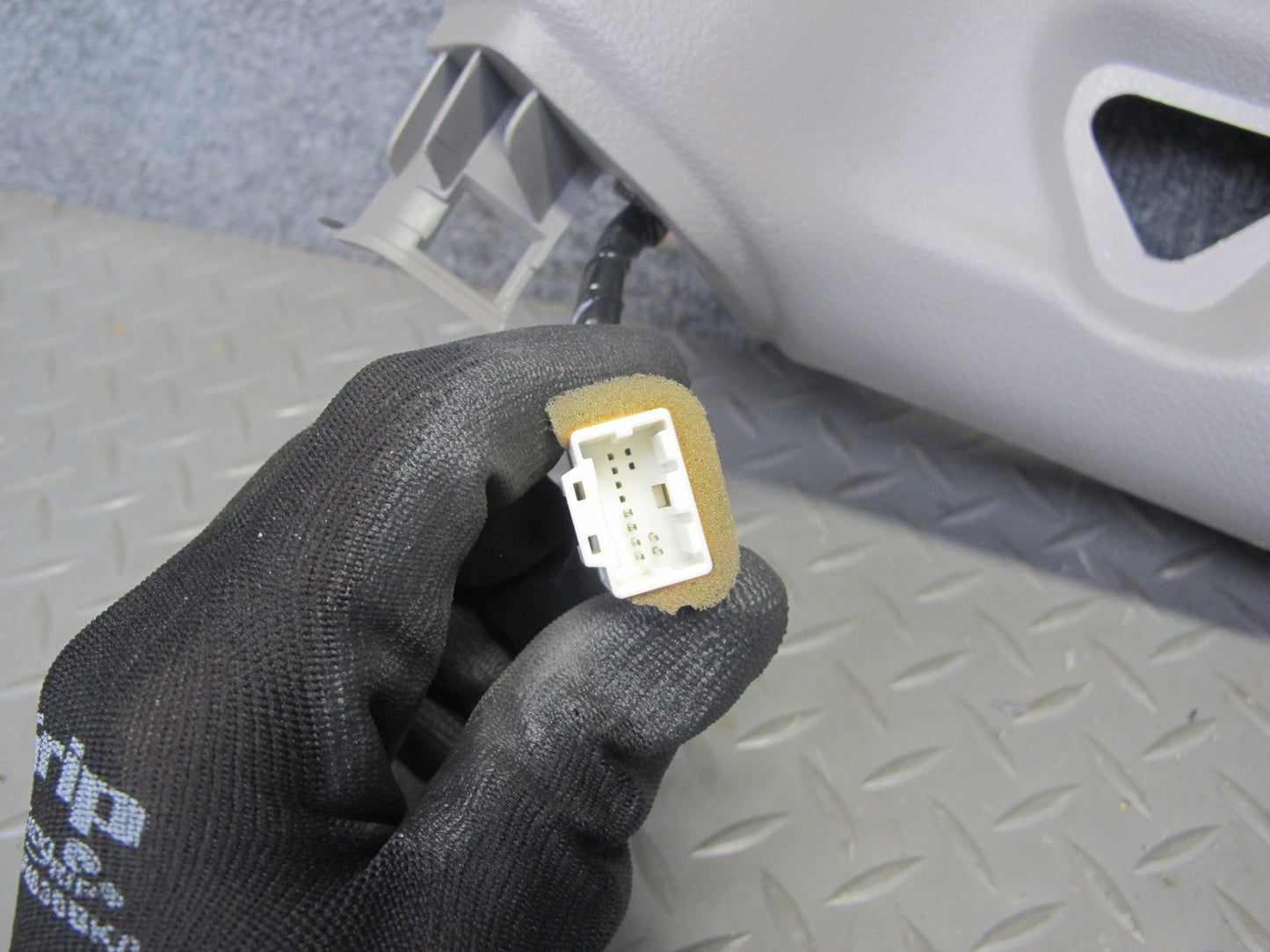 04-07 Nissan 350Z Z33 Convertible Front Upper Headliner Trim Cover Gray OEM