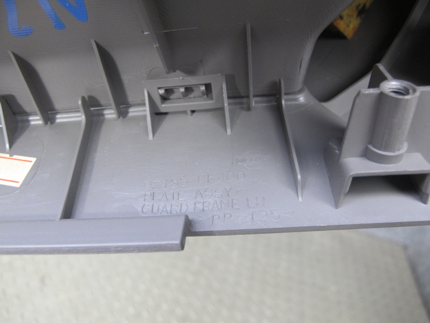 04-09 Nissan 350Z Z33 Convertible Rear Left & Right Roll Bar Cover Grayset OEM