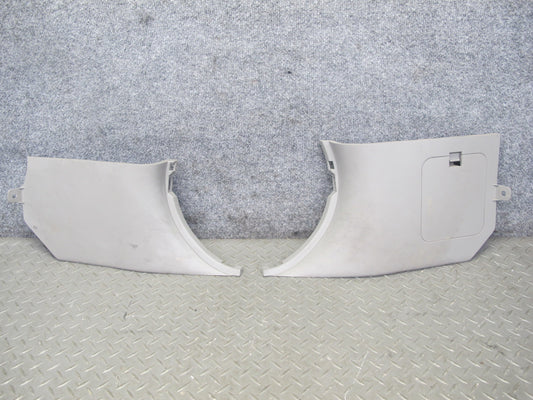 03-09 Nissan 350Z Z33 Set of 2 Front Left & Right Kick Trim Cover Gray OEM